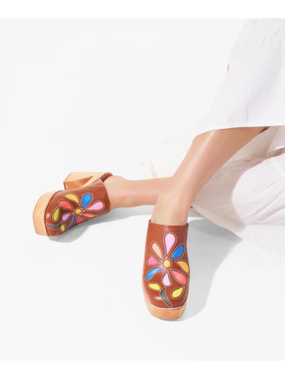 Charlotte Stone Bonnie Floral Clogs